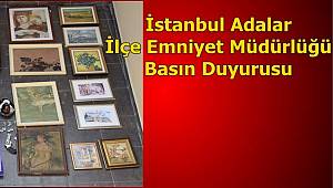Adalar İlçe Emniyet Müdürlüğü-Basın Duyurusu 