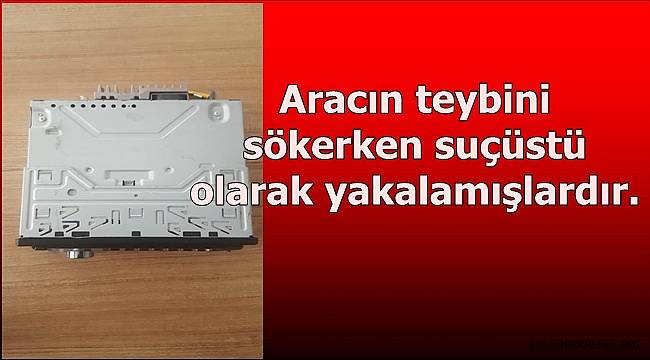 Bitlis'te  Otomobilden Hırsızlık Yapan Şahıs Yakalandı
