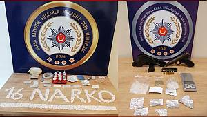 Bursa Narkotik Suçlarla Mücadele Şube Müdürlüğümüzce düzenlenen operasyonlarda 4 şahıs yakalandı 
