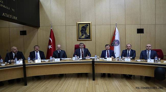 Emniyet Genel Müdürümüz Sayın Celal Uzunkaya Başkanlığında Koordinasyon Toplantısı Düzenlendi 