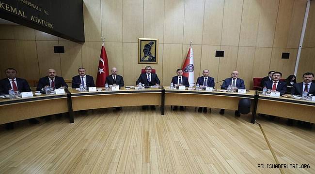 Emniyet Genel Müdürümüz Sayın Celal Uzunkaya Başkanlığında Koordinasyon Toplantısı Düzenlendi 