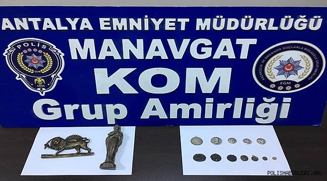 Manavgat İlçesinde Tarihi Eser Kaçakçılığı Suçundan 1 Şüpheli Yakalandı 