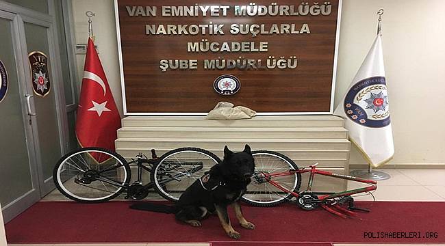 Bisikletin Gövdesine Zulalanmış Eroin Ele Geçirildi