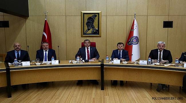 Emniyet Genel Müdürümüz Sayın Celal Uzunkaya Başkanlığında Koordinasyon Toplantısı Düzenlendi 