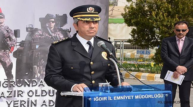IĞDIR'DA 10 NİSAN POLİS GÜNÜ EMNİYET MÜDÜRLÜĞÜMÜZCE ÇOŞKUYLA KUTLANDI