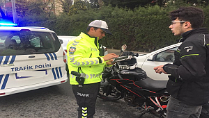 Motosiklet Kask Denetimleri Yapıldı 