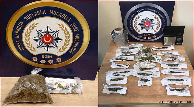 Narkotik Suçlarla Mücadele Şube Müdürlüğümüzce düzenlenen operasyonlarda 5 şahıs yakalandı