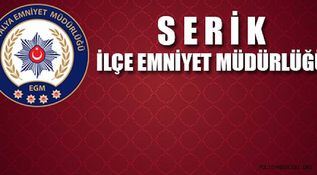 Serik İlçesinde Uyuşturucu Madde Ticareti Yapan 1 Şüpheli Tutuklandı 