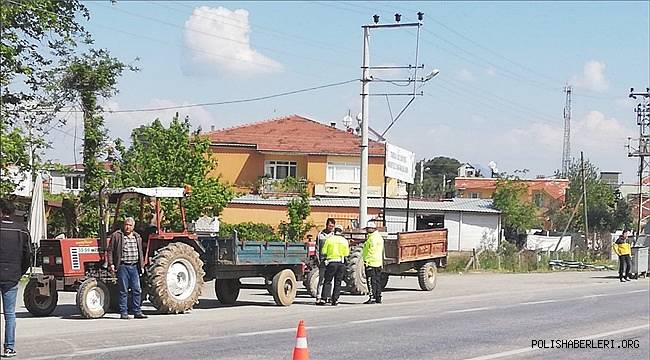 Tarımda Kullanılan Traktörlerin Denetimi Yapıldı 