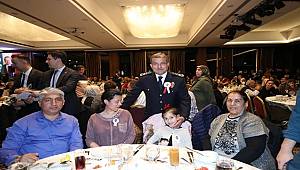 Türk Polis Teşkilatının 174’üncü Kuruluş Yıl Dönümünde Şehit ve Gazi Aileleri Onuruna Yemek Programı Düzenlendi