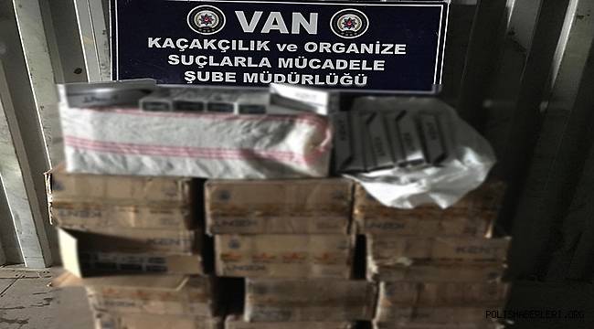 Van'da Gümrük Kaçağı Sigara Operasyonu