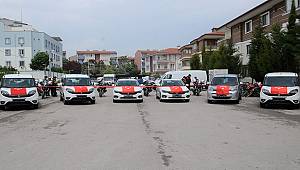 Balıkesir Emniyetine Yeni Alınan Araçlar Hizmete Girdi
