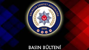 BALIKESİR POLİSİNDEN TOMBALA VE KUMAR UYGULAMASI.