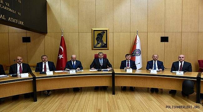 Emniyet Genel Müdürümüz Sayın Celal Uzunkaya Başkanlığında Koordinasyon Toplantısı Düzenlendi
