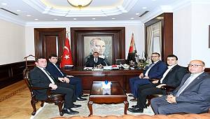 Harp Malulü Gaziler, Şehit Dul ve Yetimleri Derneği Genel Bşk. Sn. Mustafa Işık Emniyet Genel Müdürümüz Sn. Celal Uzunkaya’ya Ziyarette Bulun 