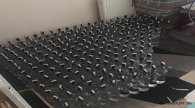 İstanbul'da sahte alkol imalatı yapan şahıslar ile ilgili yapılan çalışmalar kapsamında 