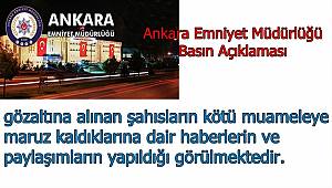 “Kötü Muamele” İddialarına İlişkin Basın Açıklaması