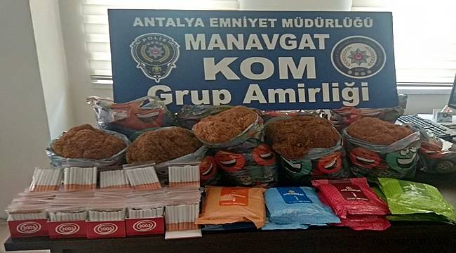 Manavgat İlçesinde Gümrük Kaçakçılığı, Hırsızlık ve Uyuşturucu Madde Ticareti Suçlarından 6 Şüpheli Yakalandı 