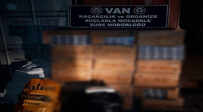 Van'da Gümrük Kaçağı Sigara Ele Geçirildi
