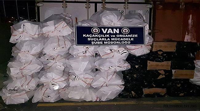 Van'da Gümrük Kaçağı Sigara Ele Geçirildi