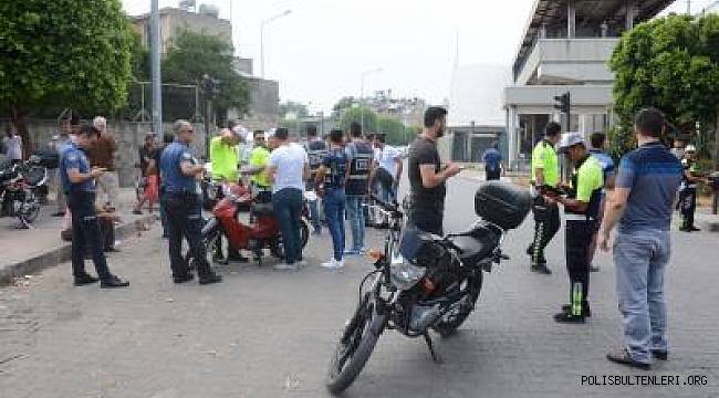 Adana  Emniyetinden Motosiklet Uygulaması