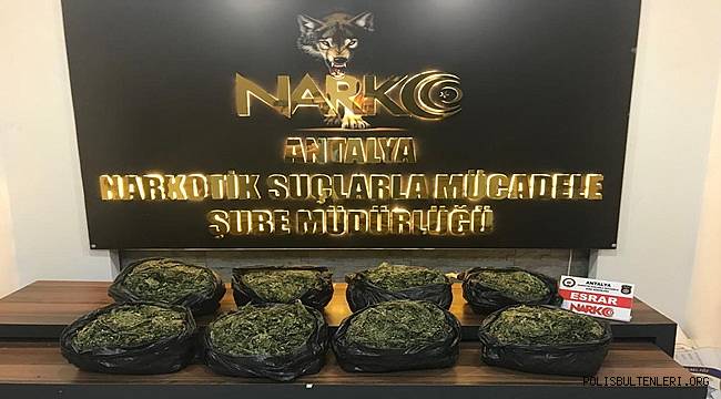 Antalya'da Uyuşturucu Madde Ticareti Yapmak Suçundan 5 Şüpheli Yakalandı