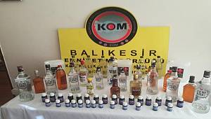 BALIKESİR'DE KAÇAK İÇKİYE GEÇİT YOK. 