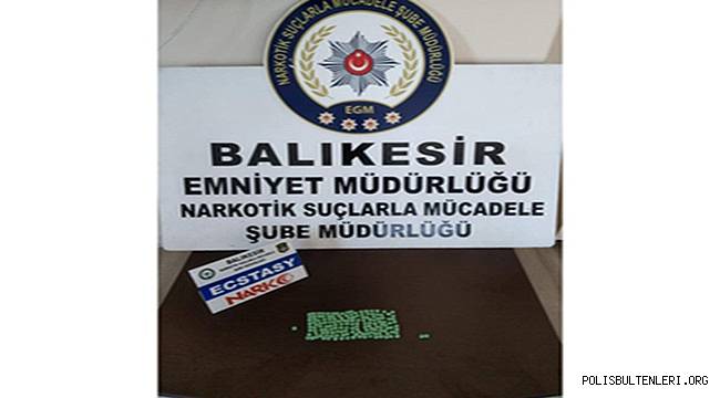 BALIKESİR EMNİYETİ,POLİS EKİPLERİ ZEHİR TACİRLERİNE GEÇİT VERMEDİ.