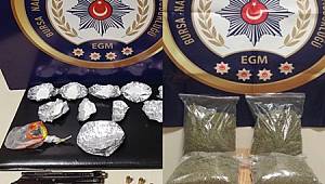 Bursa Narkotik Suçlarla Mücadele Şube Müdürlüğümüz ve İnegöl İlçe Emniyet Müdürlüğümüzce düzenlenen operasyonlarda 49 şahıs yakalandı 