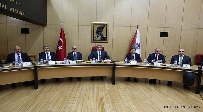 Emniyet Genel Müdürümüz Sayın Celal Uzunkaya Başkanlığında Koordinasyon Toplantısı Düzenlendi 