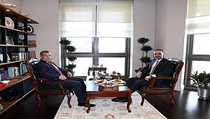 Emniyet Genel Müdürümüz Sayın Celal Uzunkaya Devlet Denetleme Kurulu Başkanı Sayın Yunus Arıncı’ya Makamında İade-i Ziyarette Bulundu 