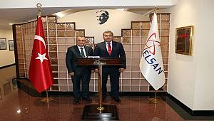 Emniyet Genel Müdürümüz Sayın Celal Uzunkaya HAVELSAN Genel Müdürü Sayın Ahmet Hamdi Atalay’a Makamında İade-i Ziyarette Bulundu