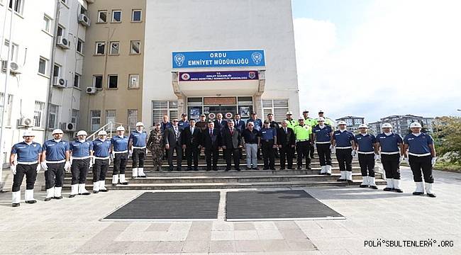Emniyet Genel Müdürümüz Sayın Celal Uzunkaya Ordu'da 