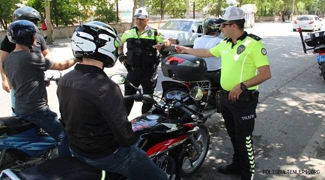 Motosiklet/Kask Kullanımı Özel Denetimi Gerçekleştirildi 