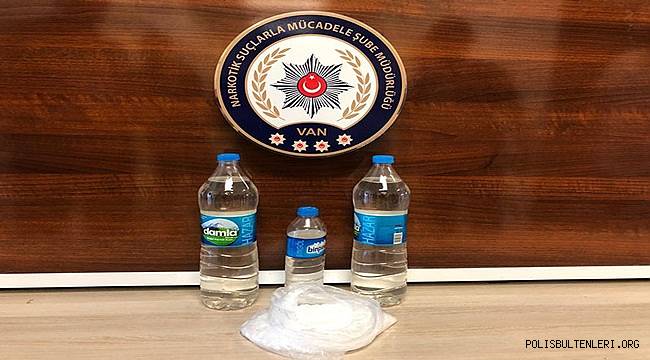 Van'da Uyuşturucu Operasyonu 
