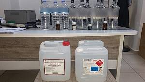 Aksu İlçesinde Ziraai İlaç Bayisinde Kaçak İçki Ele Geçirildi 