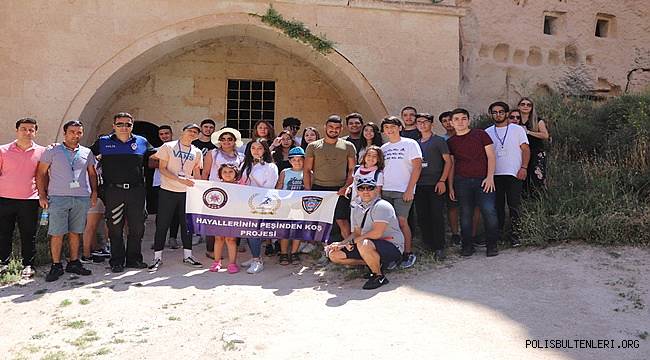 Antalya Emniyeti Öğrencilere Kapadokya Gezisi Düzenledi 