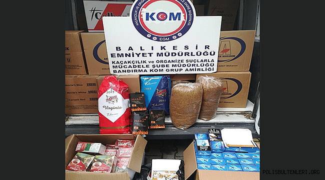 Balıkesir Polisi Kaçakçılara Geçit Vermiyor 