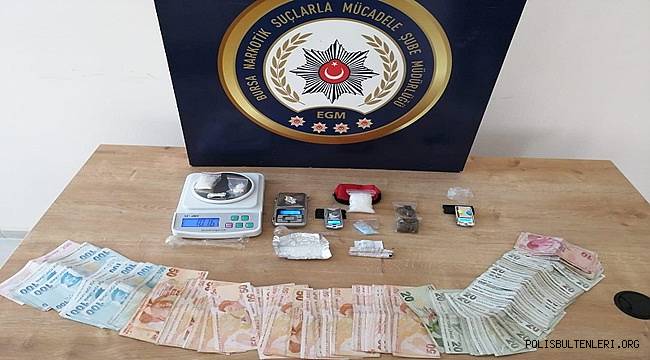Bursa merkezli, İstanbul ve Balıkesir İllerinde düzenlenen eş zamanlı operasyonlarda 13 şahıs yakalandı 
