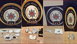 Bursa Narkotik Suçlarla Mücadele Şube Müdürlüğümüzce düzenlenen operasyonlarda 18 şahıs yakalandı 