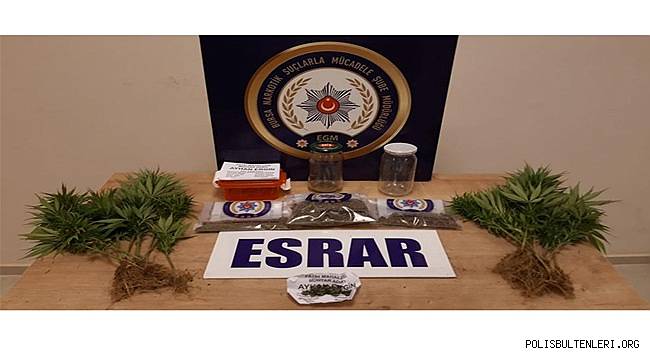 Bursa Narkotik Suçlarla Mücadele Şube Müdürlüğümüzce düzenlenen operasyonlarda 8 şahıs yakalandı 
