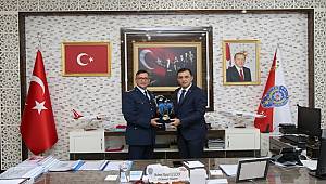 Hava Meydan Komutanı İl Emniyet Müdürümüze Nezaket Ziyaretinde Bulundu 