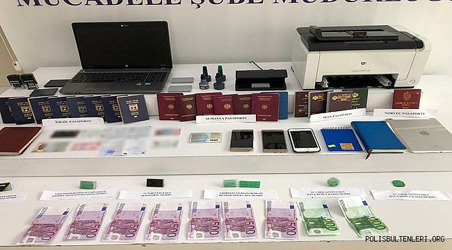 İstanbul'da Göçmen Kaçakçılığı ve İnsan Ticareti İle Mücadele Şube Müdürlüğü yapılan Çalışmalarda 