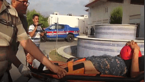 Jandarma Arama Kurtarma Timi Helikopter'le Yaralı Turisti Kurtardı
