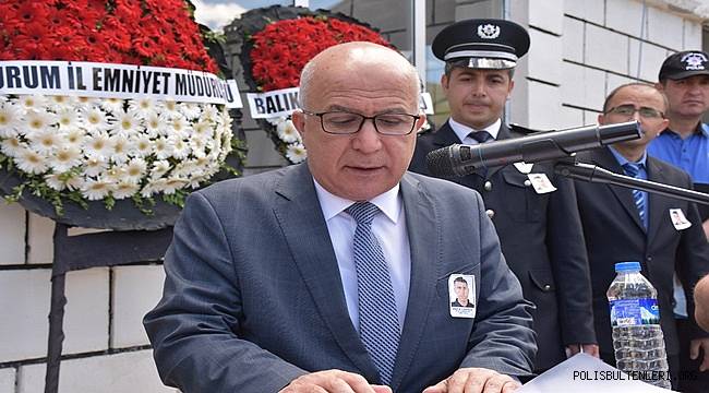 POLİS MEMURU SEFA CANGÖZ DÜZENLENEN TÖRENLE ERZURUMDA TOPRAĞA VERİLDİ 