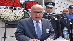 POLİS MEMURU SEFA CANGÖZ DÜZENLENEN TÖRENLE ERZURUMDA TOPRAĞA VERİLDİ 