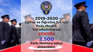2019 Yılı PMYO Giriş Sınavı Duyurusu 