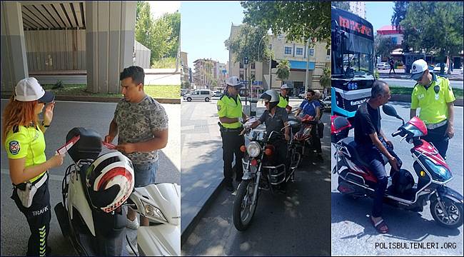 Antalya’da “Hayatıma Kastım Yok, Kaskım Var” Projesi Denetimleri Devam Ediyor 