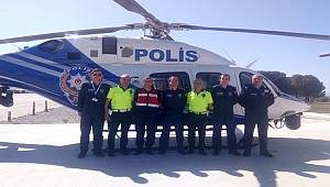 Antalya Trafiği Havadan Helikopter ve İnsansız Hava Araçları ile Denetlendi 