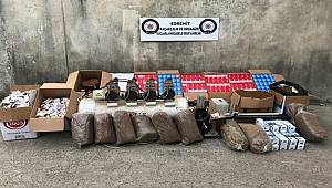 BALIKESİR'DE KAÇAK  TÜTÜN  OPERASYONU.